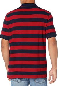 Polo à manches courtes à séchage rapide pour hommes, maillot de golf en jersey de coton anti-rides avec impression, 100% - Product Image 3