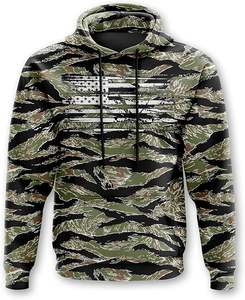 Sudaderas con Capucha de Camuflaje Pesado con Bandera Estadounidense Patriótica de Tactical Pro Supply para Hombre y Mujer, Decoradas en los Estados Unidos - Product Image 3