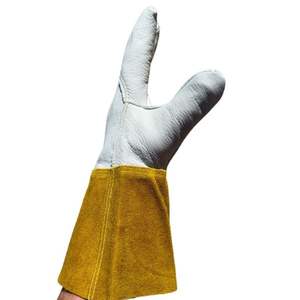 Gants de maroquinier en cuir à prix d'usine |   Gants de soudage de sécurité |   Gants de travail respirants et résistants pour hommes |   Fonction d'écran tactile - Product Image 6