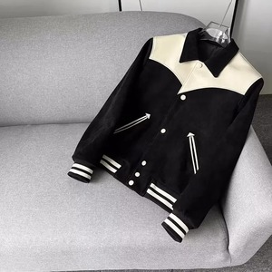 Última chaqueta de cuero genuino para motocicleta Negro Biker Moto Casual Último diseño Chaqueta de bicicleta de piel de oveja para hombres en venta al por mayor - Product Image 2