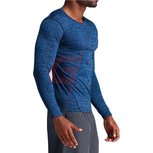 Camiseta de compresión de secado rápido para hombre, ropa interior de manga corta transpirable de verano para gimnasio, correr, ropa de entrenamiento fresca - Product Image 2