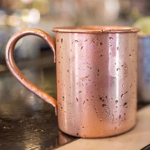 Taza de mula de cobre puro minimalista de alta calidad más vendida, vaso de regalo de negocios sin plomo a un precio - Product Image 6