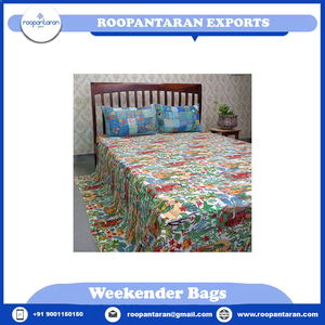 New Arrival Handmade Cotton Kantha <b>Quilts</b>: Wholesale Delight - Vintage Indian <b>Quilts</b> for Bedding Sets for Sale at Best Price - Product Image 4