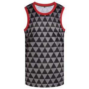 ชุดบาสเก็ตบอลแบบกลับด้านได้ ระบายอากาศได้ดี ไซส์พลัส สำหรับทุกเพศ ขายส่ง ผ้าโพลีเอสเตอร์ 100% แห้งเร็ว แขนสั้น สำหรับฤดูร้อน - Product Image 1