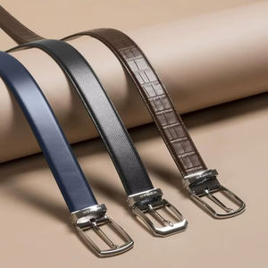 Compre ahora Cinturones de cuero para hombres Hebillas elegantes duraderas en varios estilos y opciones de color Venta a granel de alta calidad tendencia 2025 - Product Image 1
