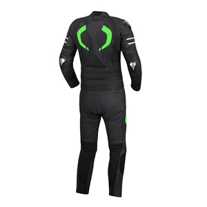 เสื้อแจ็กเก็ตแข่งรถมอเตอร์ไซด์ของผู้ชายหนังแท้ชุดป้องกันสำหรับทีมแข่งรถ - Product Image 6