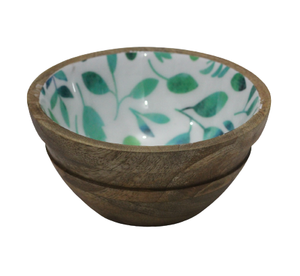 ถ้วยชามไม้พร้อมพิมพ์เคลือบสำหรับรับประทานอาหารชามไม้แฟนซีเป็นมิตรต่อสิ่งแวดล้อมมาใหม่ - Product Image 1