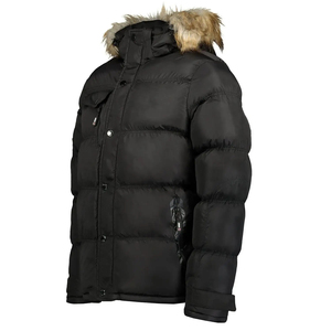 <b>Men's</b> Winter Warm <b>Coats</b> Male Parkas Jackets With <b>Fur</b> <b>Hood</b> Wholesale Cheap Price Custom Logo <b>Men</b> Parka Jacket - Product Image 2