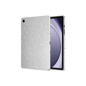 Étui de protection intelligent Netzy en TPU pour Galaxy Tab A9 Plus, matériau en coton argenté brillant, offre une compatibilité, aspect brillant - Product Image 2