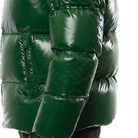Veste longue matelassée formelle pour homme, personnalisable, avec logo frontal, à capuche, réversible, respirante, rembourrée de coton, fabriquée au Pakistan