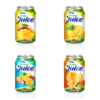 Boisson tropicale de jus de fruits du Vietnam 330ml en conserve meilleur prix OEM personnaliser marque privée diverses boissons de jus