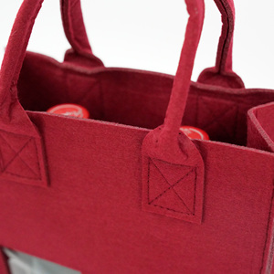 Túi đựng rượu bằng vải gai, tiện dụng cho du lịch, có ngăn chứa 2 chai, đường may chắc chắn, thích hợp cho các sự kiện trang trọng và dã ngoại - Product Image 5