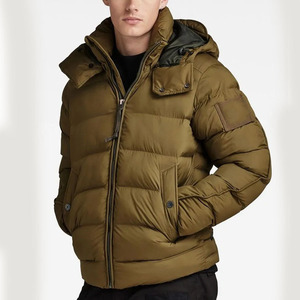 Veste d'hiver de luxe pour homme, camouflage, couleur personnalisée, rembourrage en polyester, imperméable, grande taille, longue veste à capuche, épaisse et chaude, en polaire - Product Image 4