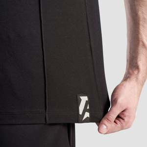 เสื้อยืดฮิปฮอป GA Cartel Oversize ผ้าฝ้าย 100% 300 GSM ระบายอากาศได้ดี ลายตัวอักษรสีดำแบบพัฟเทคนิค ทรงพอดีตัว - Product Image 6