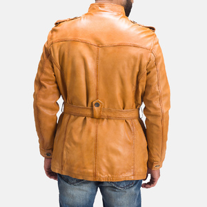 Chaqueta de Cuero Genuino de Textura Suave, Formal, Impermeable, Transpirable, Ecológica, Diseño OEM/ODM Enfocado en la Comodidad, con Soporte Mejorado - Product Image 2