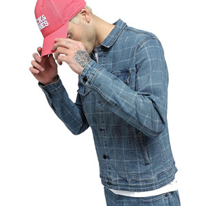 Fabricant de vestes en tissu denim et coton personnalisé en usine, veste en jean OEM à lavage pigmenté personnalisée pour hommes - Product Image 1