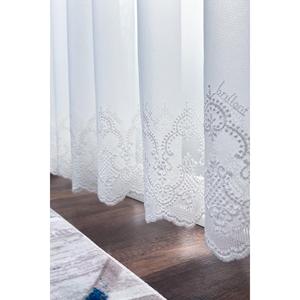 Tenda in Tulle osso bianco 150x200 tenda drappeggiata a pieghe ravvicinate