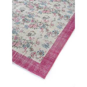 Tapis en laine noué à la main de grande taille, style vintage, Pae-2821, motif floral rouge-orange, pour la maison, le salon, le couloir, pour adolescents - Rectangulaire - Product Image 2