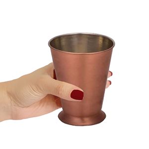Bevanda-vidrio de cobre cepillado, 300 ml, Color cobre - Product Image 3