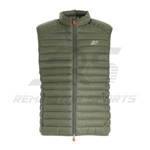 Venta caliente hombres chaqueta de invierno chaleco al por mayor sin mangas abajo chaquetas logotipo personalizado chaqueta acolchada chaleco - Product Image 3