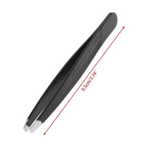 Ensemble de pinces à épiler Beauty en acier inoxydable de dernière conception, pointe pointue incurvée pour le retrait des cils des sourcils, utilisation d'extension personnalisable - Product Image 3