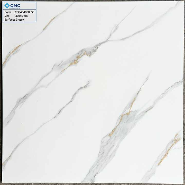 Vietnam Modern Design Porcelanto Living Room Ceramic Marble Floor Tile Glazed Polished Porcelain Tiles 40*40