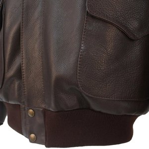 Veste décontractée pour homme en cuir véritable de haute qualité Vente en gros de mode Street Wear Long Black Dye avec ceinture à la taille pour la saison d'hiver - Product Image 4