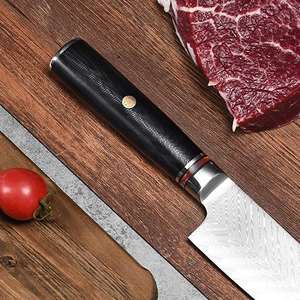 Cuchillos de Cocina Profesionales Japoneses Nuevos, Hechos a Mano en Damasco, Ambidiestros, Aptos para Lavavajillas, Fabricados por Mayoristas de Cubiertos Personalizados OEM ODM - Product Image 5