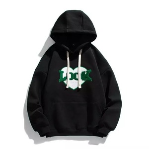 High Quality 500gsm Fleece Men's Streetwear <b>Hoodie</b> with Drop Shoulder Winter Trending Screen Print <b>Hoodie</b> No <b>String</b> <b>Hoodie</b> - Product Image 3