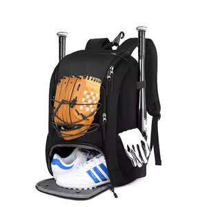 Sac à dos de stockage de baseball Oxford personnalisé sac d'entraînement de softball à rouleaux carrés accessoire de sport de plein air - Product Image 1