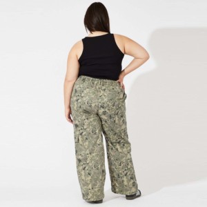 Custom Female Printed <b>Summer</b> Fashion Flare Pant <b>Trouser</b> Soft & Breathable Fabric Made Full Length <b>Women</b> Flare Pants - Product Image 5