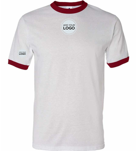 Ringer Tee T Shirts Tri-blend Style Cotton <b>Tshirt</b> Basics | Ringer T shirt - Product Image 5