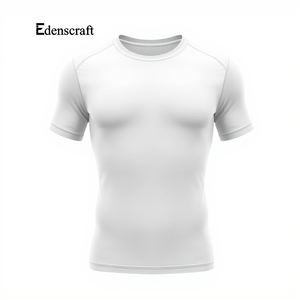 Camiseta interior de algodón ajustada ligera y cómoda de secado rápido para hombre, Diseño de manga de cuello personalizable, ropa de capa Base esencial - Product Image 4