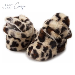 Cómodo tobillo polar botines recién nacidos invierno cálido transpirable pinza antideslizante cuna zapatos Stay-On bebé niños niñas calcetín ligero - Product Image 2