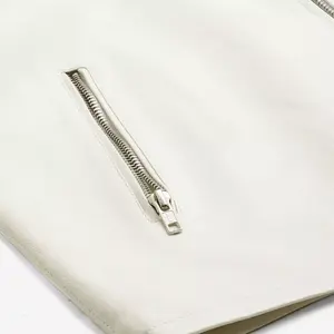 Veste en cuir pour homme, mode hiver, nouvelle veste en cuir, fermeture éclair horizontale, combinaison de moto, taille plus, vestes pour homme - Product Image 4