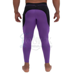 Leggings de Yoga para Hombre, Cintura Alta, Largos, para Entrenamiento, Gimnasio, Fitness, Spandex/Poliéster, Transpirables, de Secado Rápido, Colores Personalizados, Logotipo, 240g, 2025 - Product Image 2