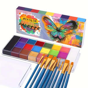 Pintura Corporal Festiva para Halloween, Maquillaje Artístico con Color para Niños que Vienen a Pedir Dulces - Product Image 1