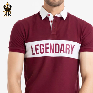 Camisa de Hombre Personalizada de Alta Calidad, Transpirable, Antiarrugas, 100% Algodón, Diseño Sólido para Golf, Tela de Lona, Manga Corta, Corte Regular - Product Image 2