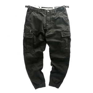 2023 gran oferta al aire libre senderismo algodón Cargo pantalones hombres Streetwear Casual recto Multi bolsillo Cargo pantalones hombres - Product Image 3