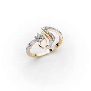 แหวนหมั้นเพชรเพาะเลี้ยง Twist Bloom - Product Image 4
