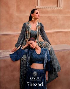 Maruti Fashion Designer Pure Silk Wedding Lehenga Choli MF301 Impression numérique multicolore avec séquence pour les fêtes - Product Image 5
