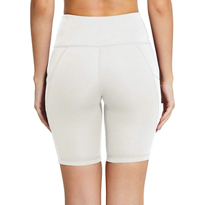 Shorts Cortos al por Mayor con Logotipo Personalizado, Shorts de Yoga de Cintura Media para Mujer, Suaves, Cómodos, Transpirables, Sexys, de Verano, Talla Grande, Sin Costuras - Product Image 4