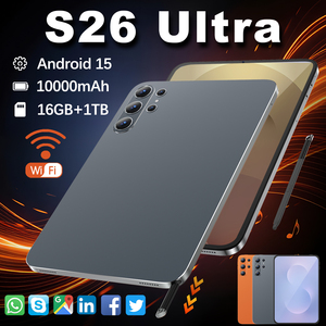 แท็บเล็ต S26 Ultra หน้าจอขนาดใหญ่ 10.1 นิ้ว ระบบ Android 15 ความจุ 16GB+1TB ชิปประมวลผล 8-Core แบตเตอรี่ 10000mAh ความละเอียดสูง เหมาะสำหรับงานวาดภาพ - Product Image 3