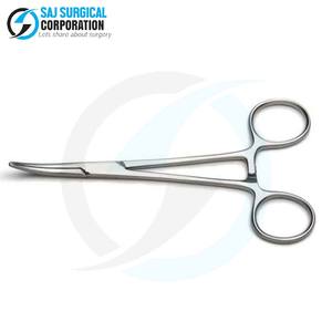 Pinzas profesionales para la arteria Kelly, abrazadera quirúrgica de acero inoxidable con dentados transversales para agarrar tejido seguro - Product Image 1