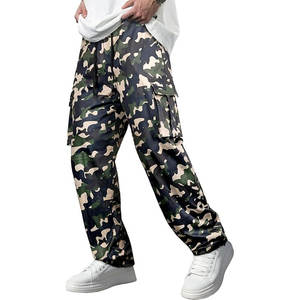 Pantalones Cargo tácticos informales para hombre, pantalones impermeables de algodón 100% para exteriores, estilo ligero de cintura media para primavera y verano - Product Image 1