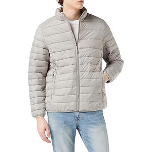 Venta al por mayor de chaqueta acolchada de moda para hombre 2025 logotipo personalizado ligero impermeable aislado invierno prendas de vestir exteriores OEM proveedor - Product Image 1