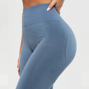 Pantalon de yoga pour femmes de haute qualité avec leggings taille haute sans couture avec trous Leggings de yoga de qualité supérieure - Product Image 3