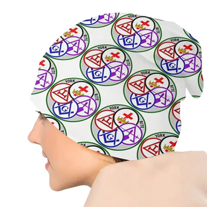 Freemason Skullies Beanie Caps York Rite Thin Hat Autumn Spring <b>Bonnet</b> Hats Men Women's Hip Hop Ski Cap Beanies Knitting Hats - Product Image 2