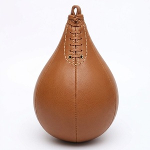 Factory Wholesale Leather <b>Boxing</b> Speed <b>Ball</b> Best Quality Speed <b>Ball</b> Leather Punching Bag OEM ODM <b>Boxing</b> Workout - Product Image 2