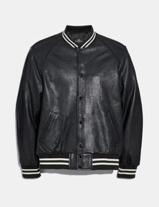 Hivers de haute qualité vestes en cuir de vache chaud pour hommes veste en cuir d'hiver mode décontracté-Fit col montant à manches longues Jackers - Product Image 2